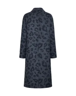 Animal print coat