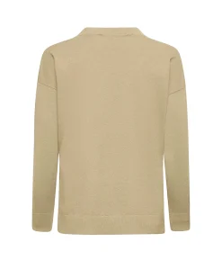 Asymmetrical V-neck sweater