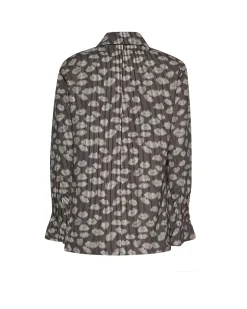 Blazer with All-Over graphic pattern