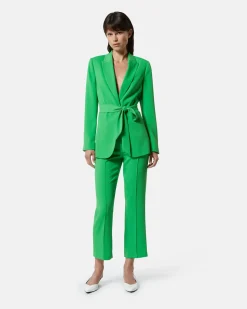 Blazer with belt in life
