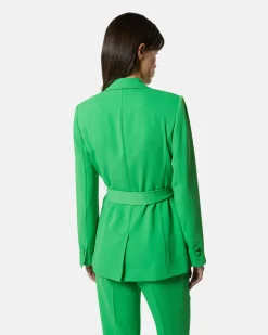 Blazer with belt in life