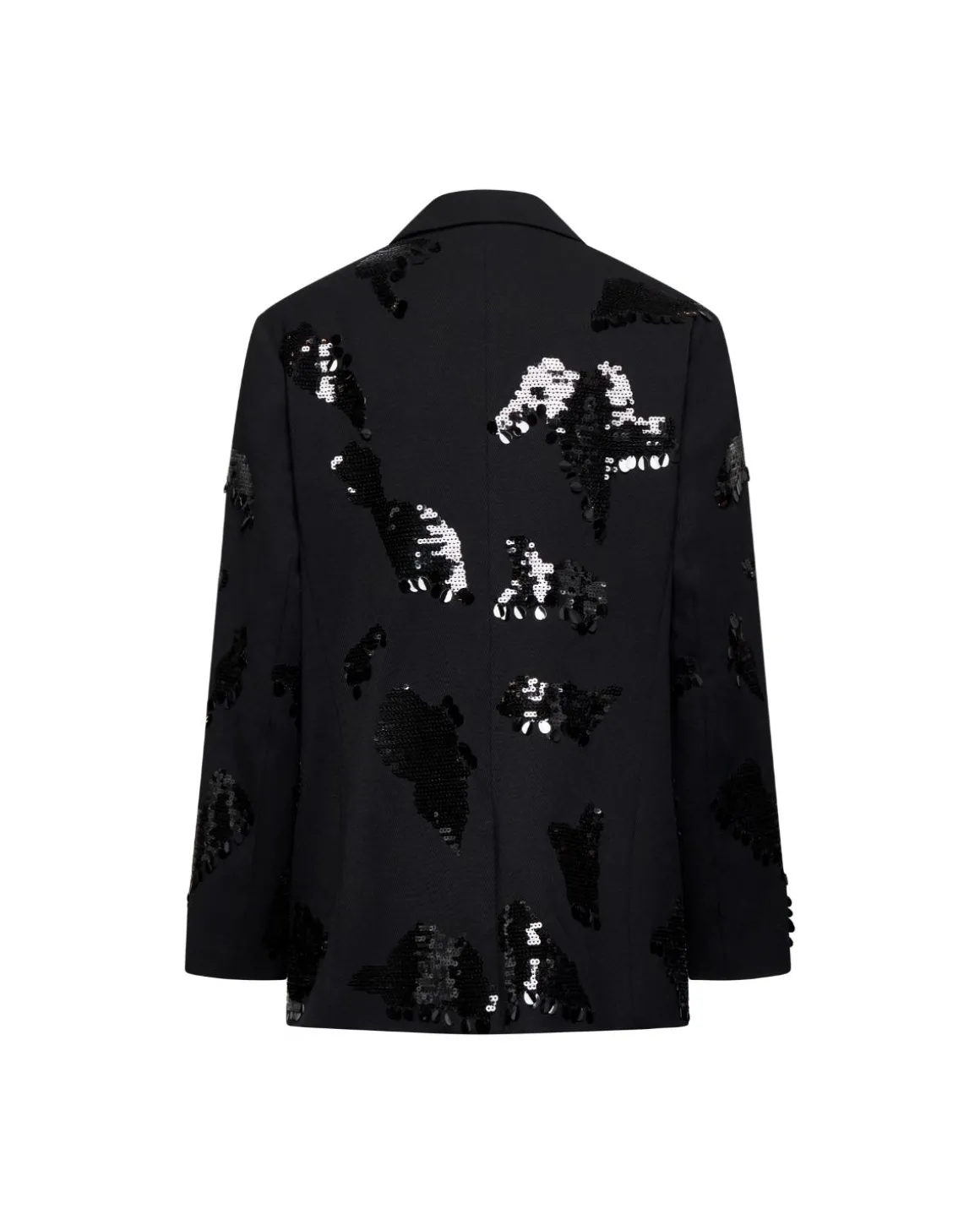 Blazer with contrasting applications