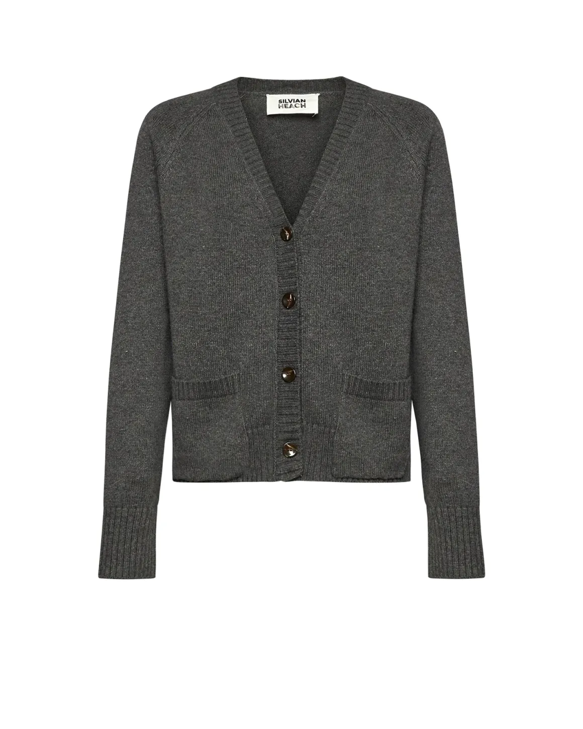 Cardigan with tortoiseshell buttons