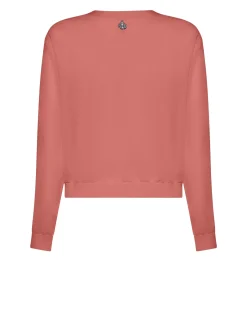 Cardigan with v-neck and front closure