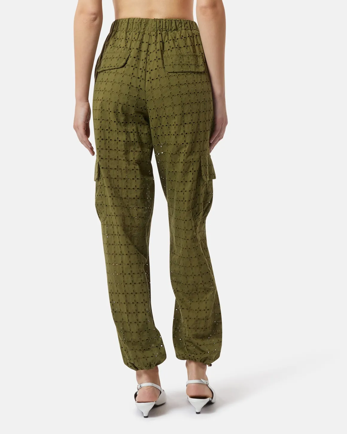 Cargo trousers in sangallo