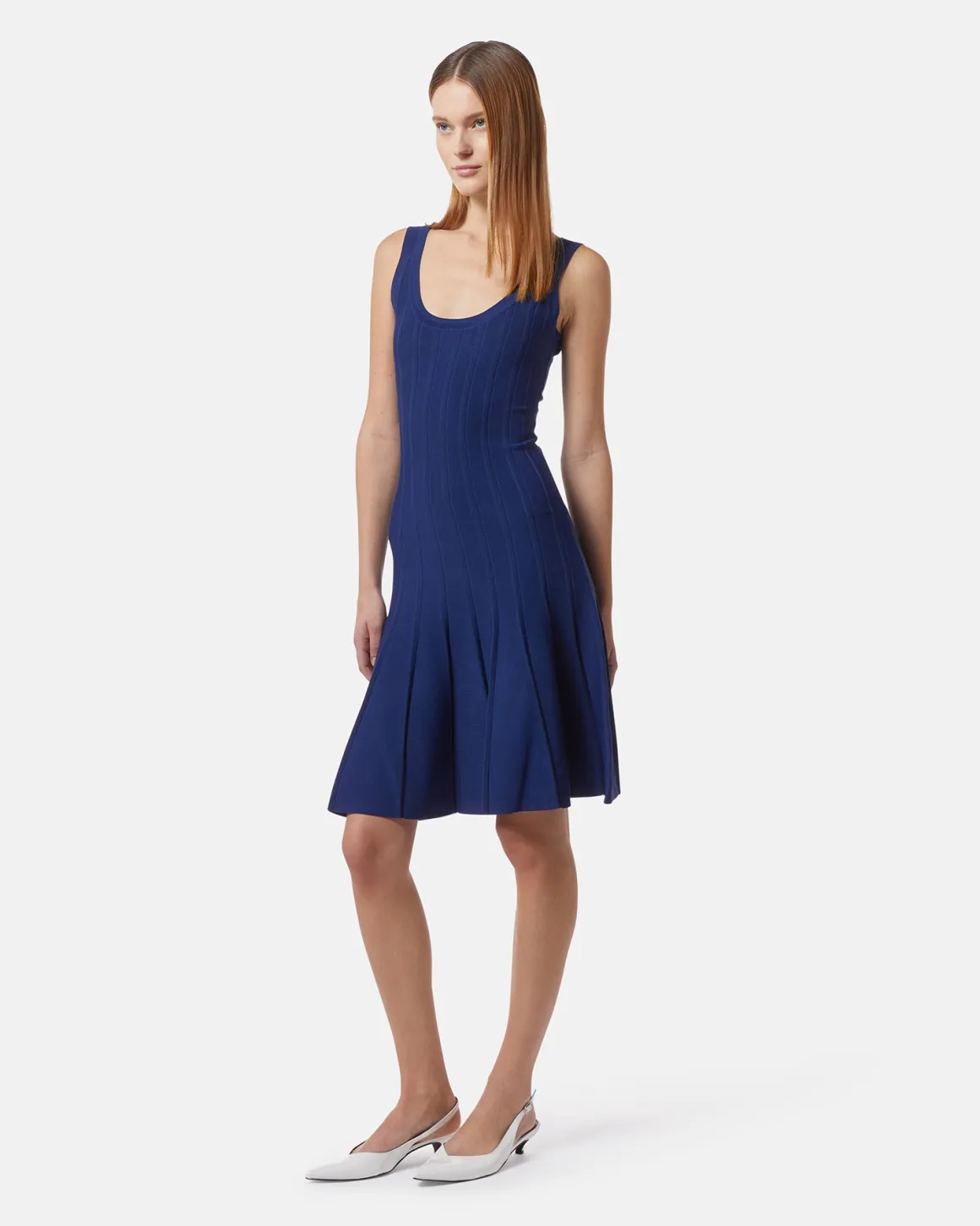 Cibuine jersey flared dress