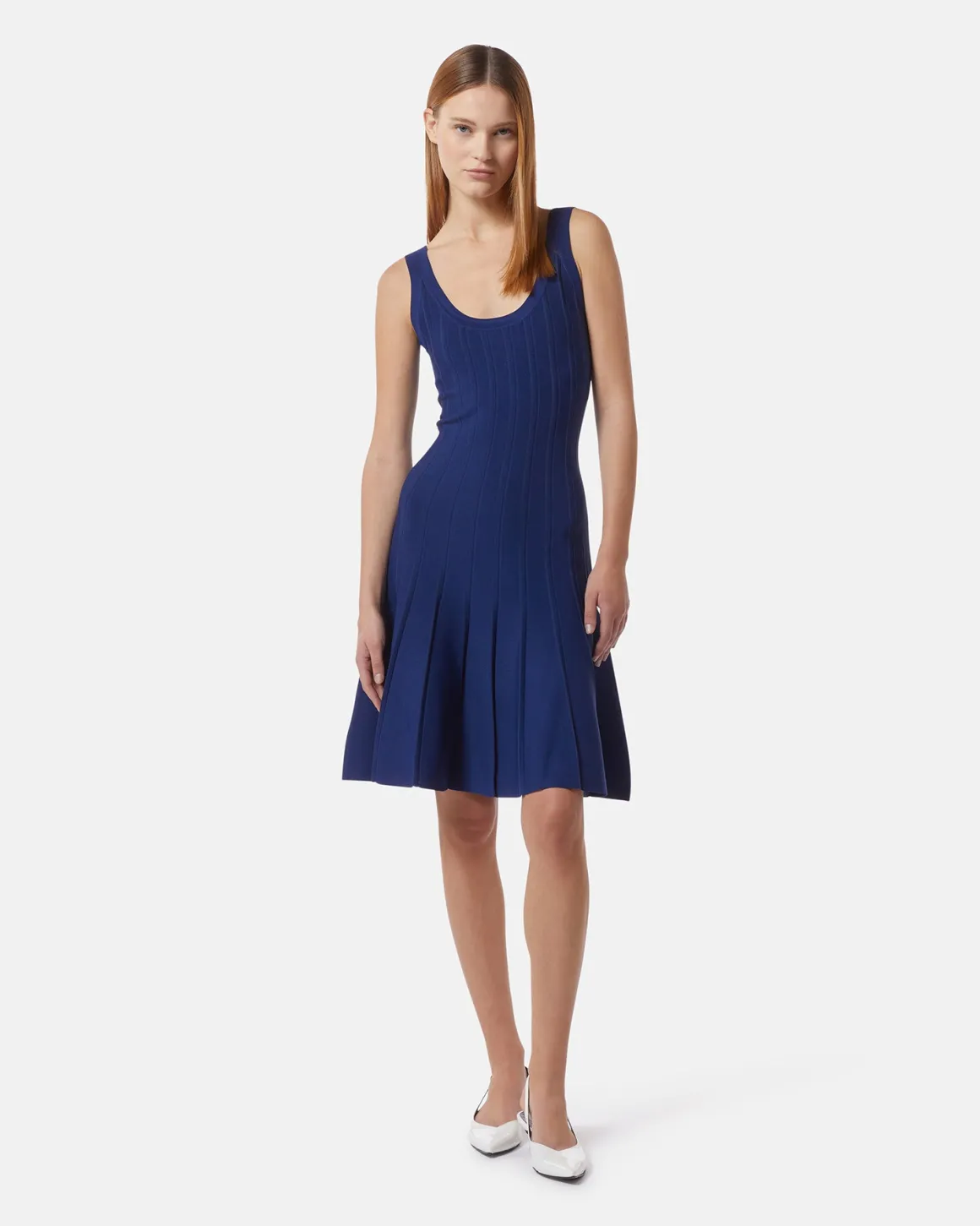 Cibuine jersey flared dress