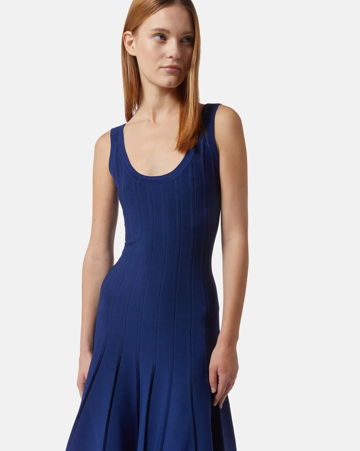 Cibuine jersey flared dress