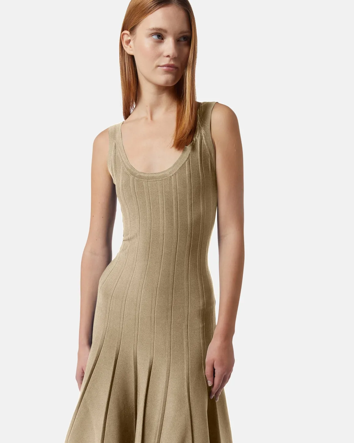 Cibuine jersey flared dress