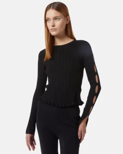 Cibuine shirt with cut-out sleeves