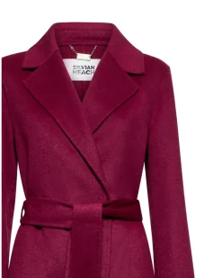 Coat with belt