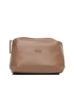 Compact bucket bag with short handle