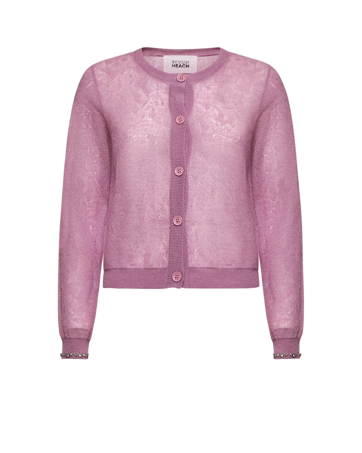 Crew neck cardigan