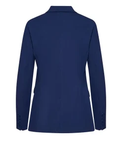 Double-breasted jacket with classic lapels and refined details