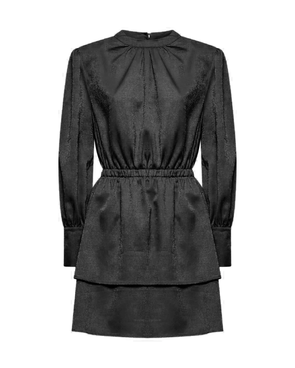 Dress with gathered waist