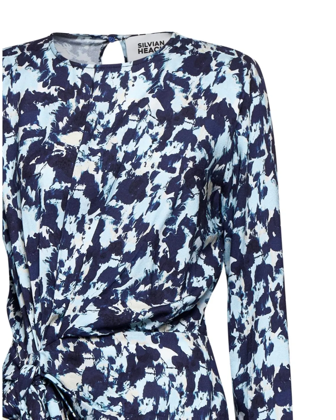 Dress with side knot