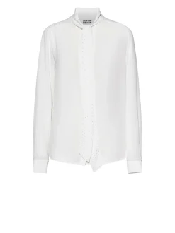 Elegant shirt with tie detail