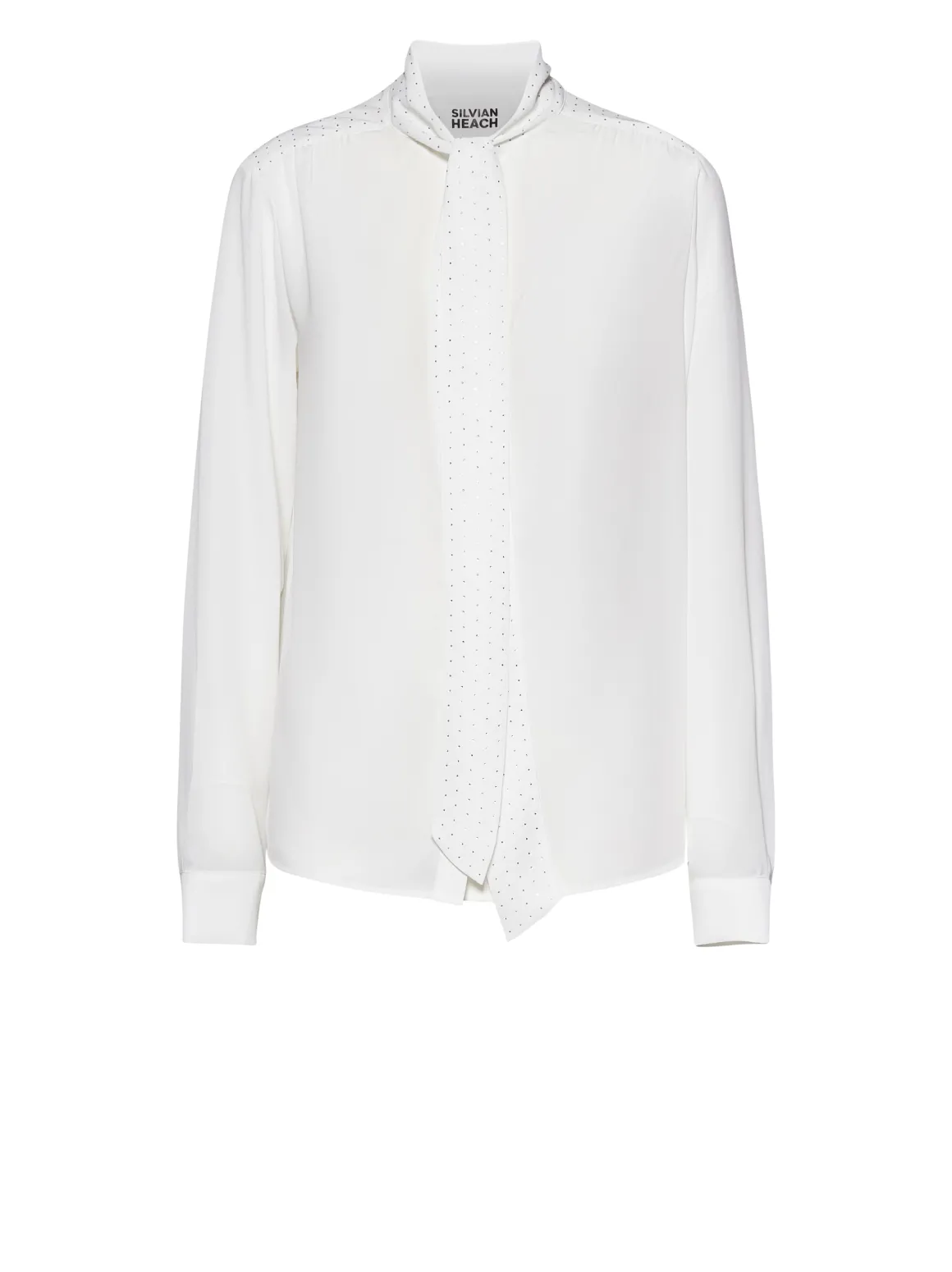 Elegant shirt with tie detail