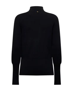 Fitted turtleneck sweater