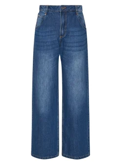 Five-pocket trousers with a wide fit