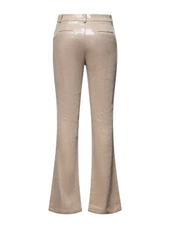 Flag pants with sequins