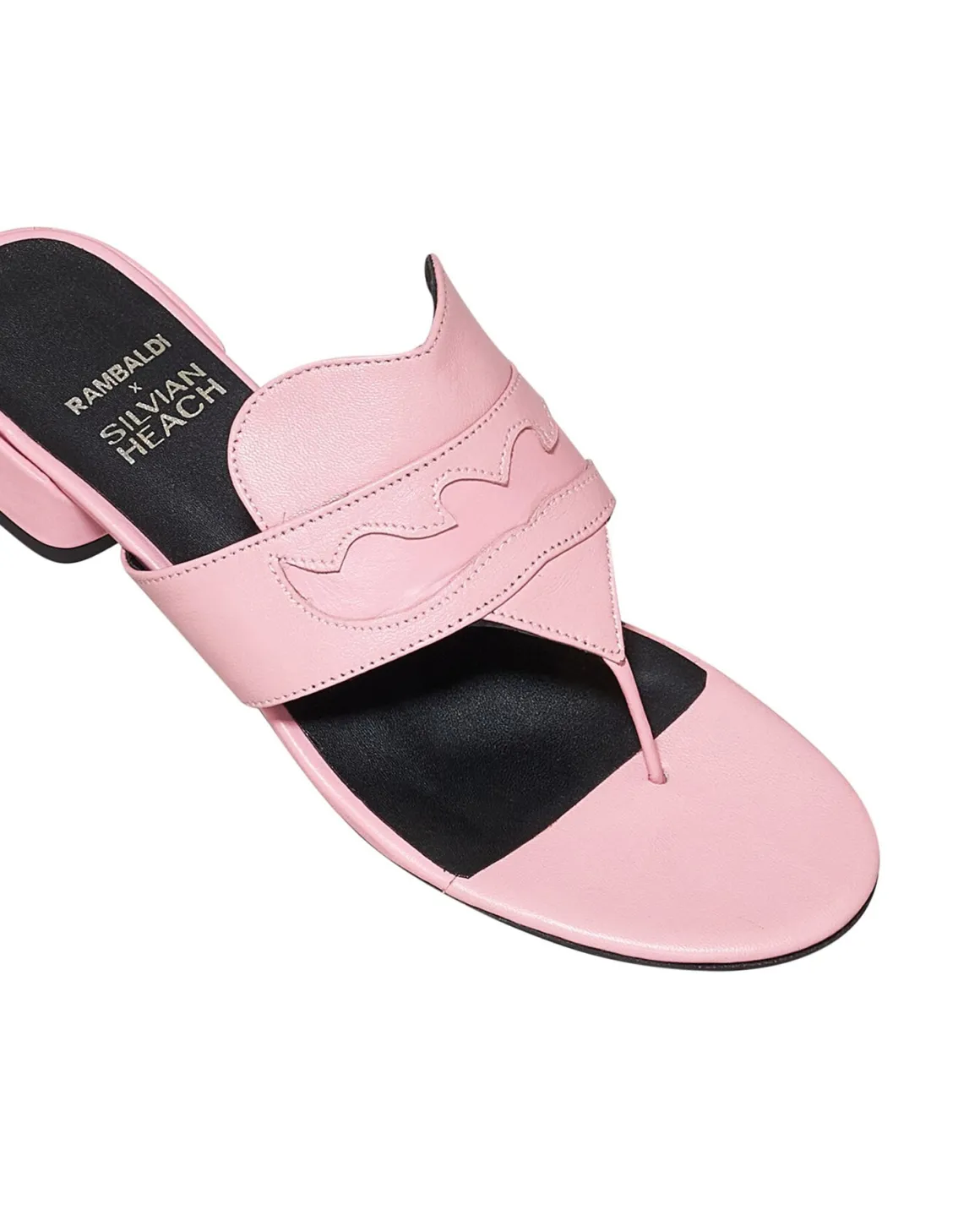 Flip-flop sandal with a geometric design