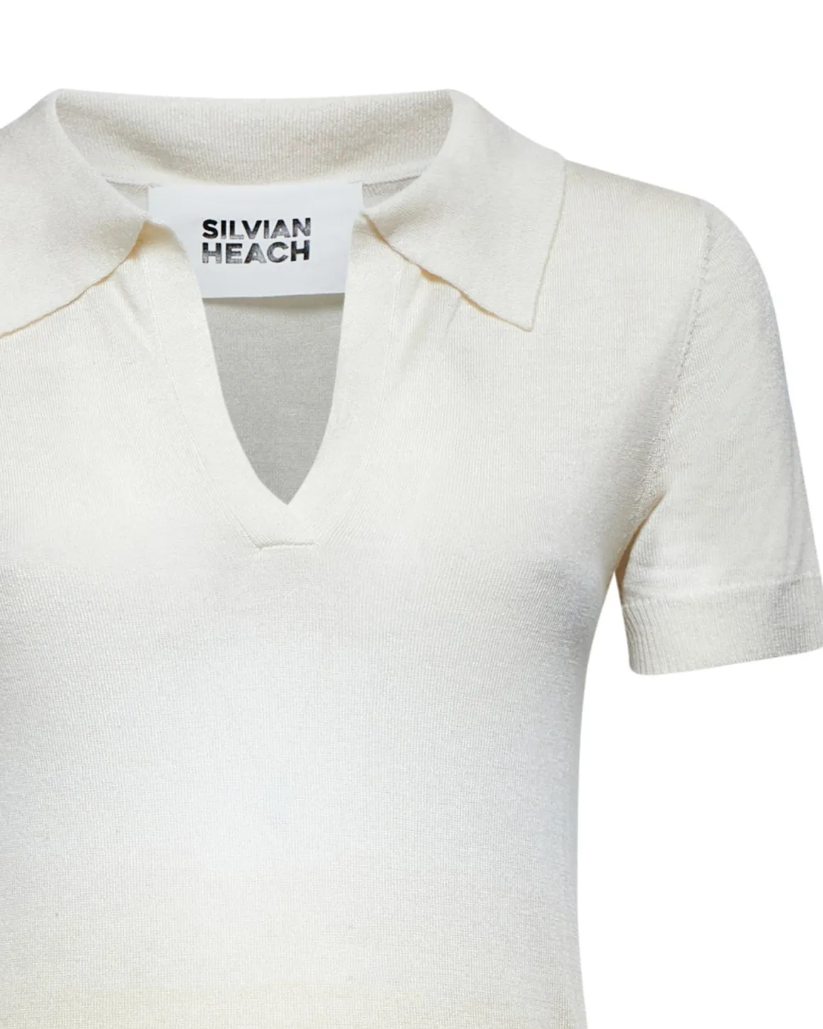 Gradient T-shirt with neck detail