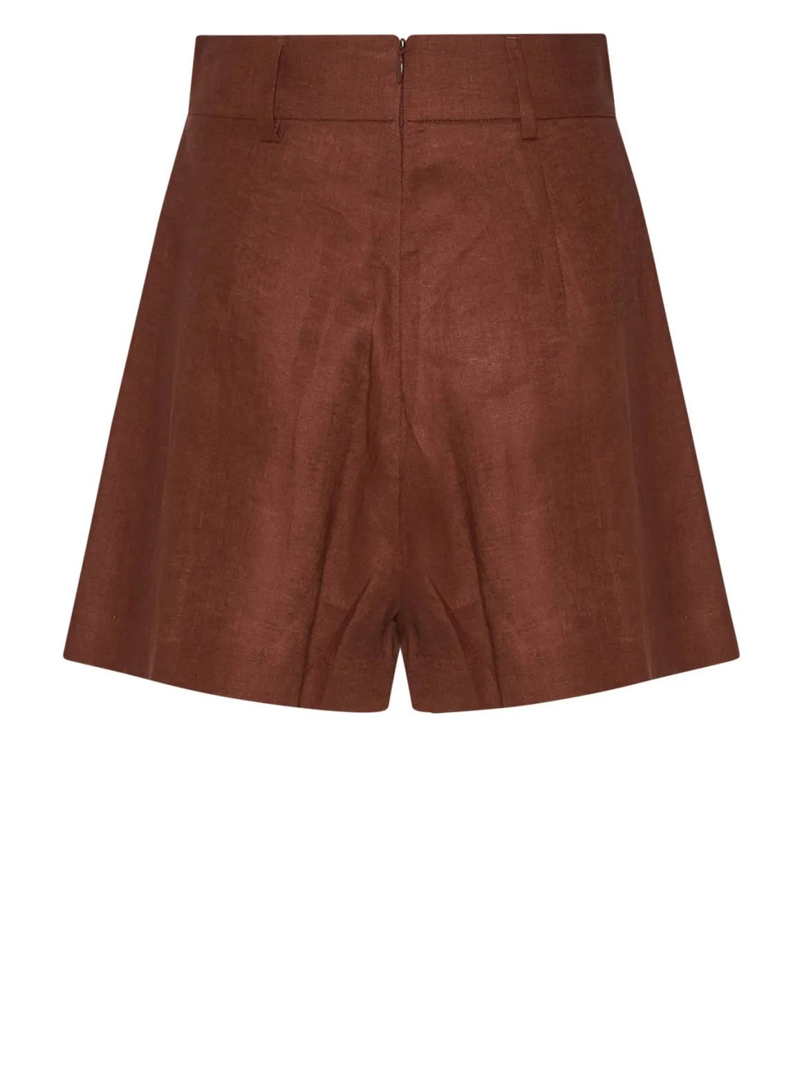 High-waisted shorts with tailored pleats