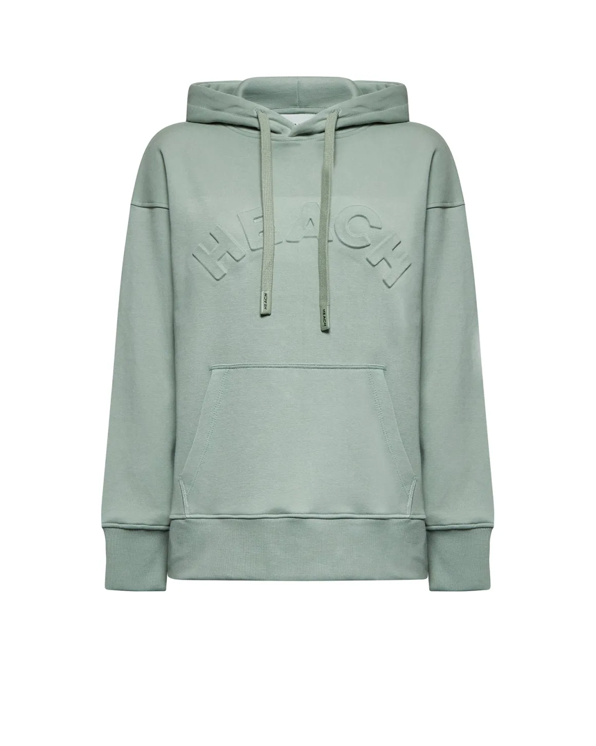 Hoodie with embossed logo