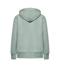 Hoodie with embossed logo