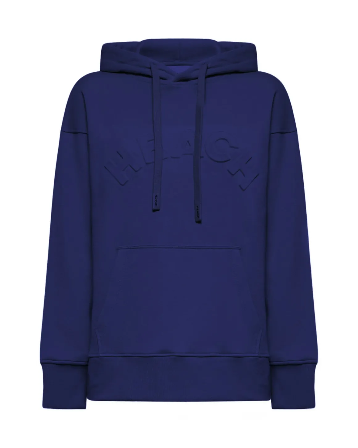 Hoodie with embossed logo