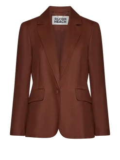 Jacket with classic lapels and essential lines