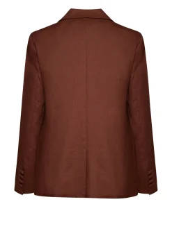 Jacket with classic lapels and essential lines