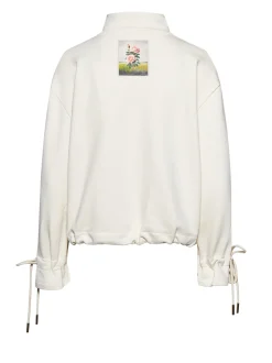 Jacket with zip and adjustable details