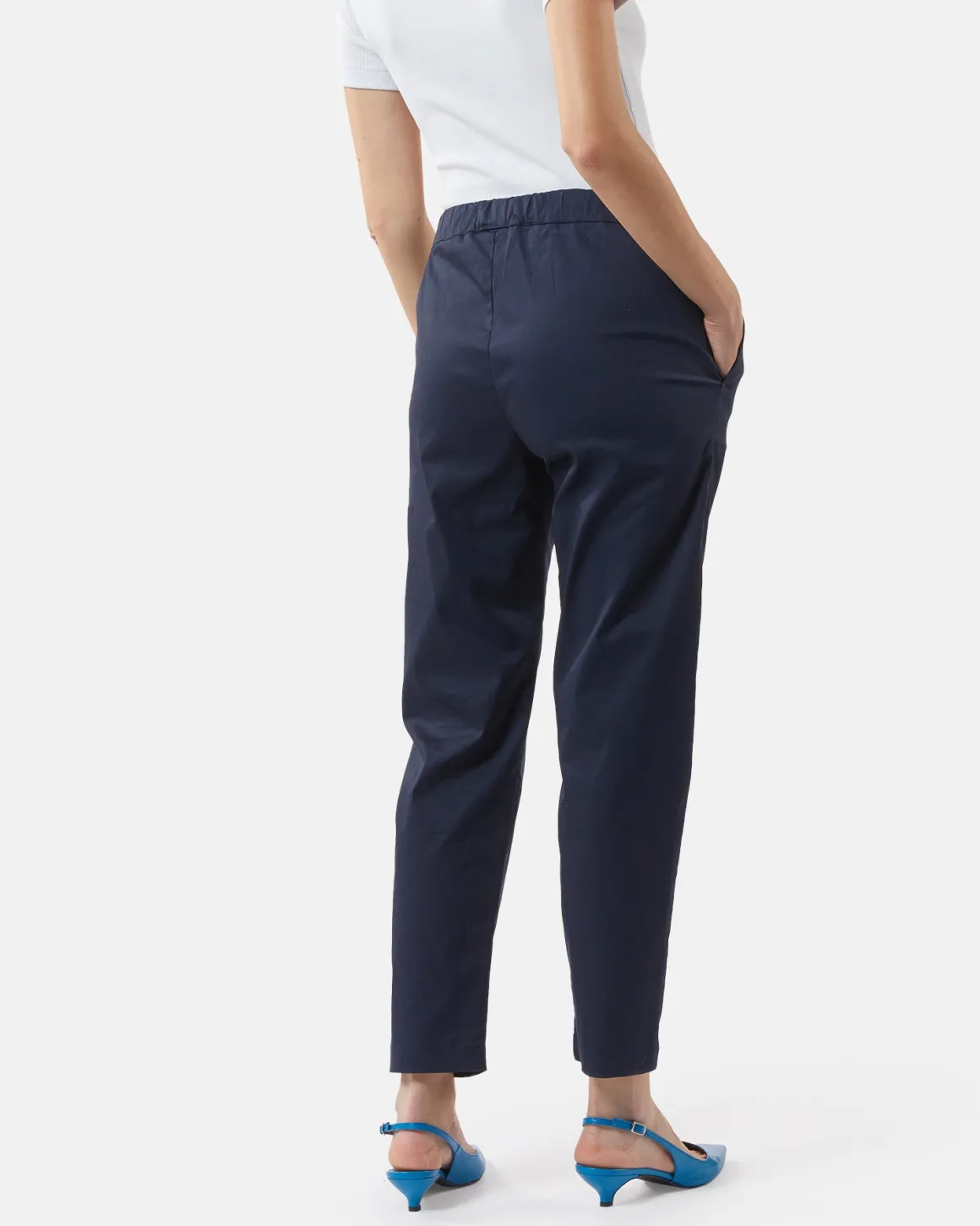 Jogger pants in light fabric