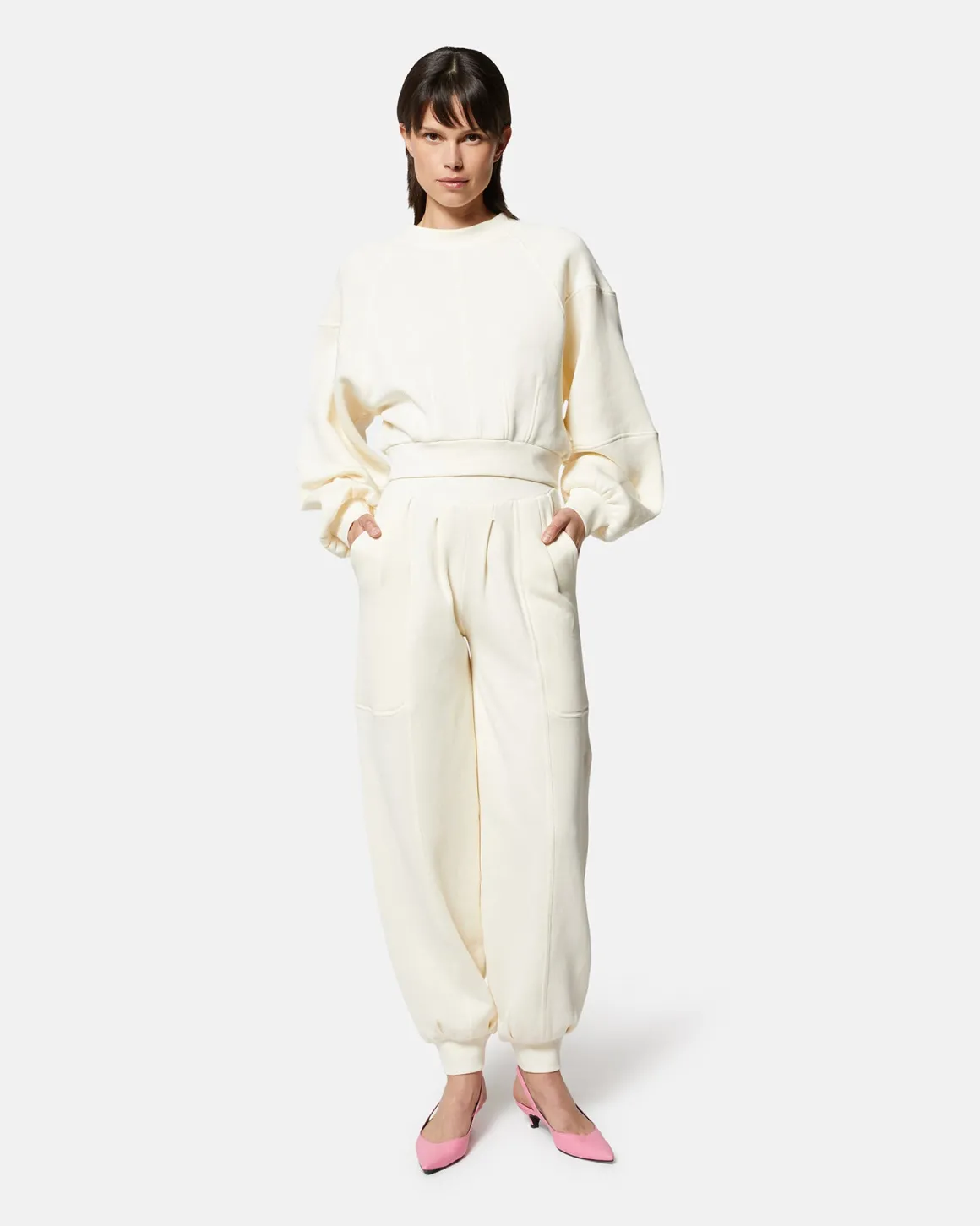 Jogger trousers with pinces