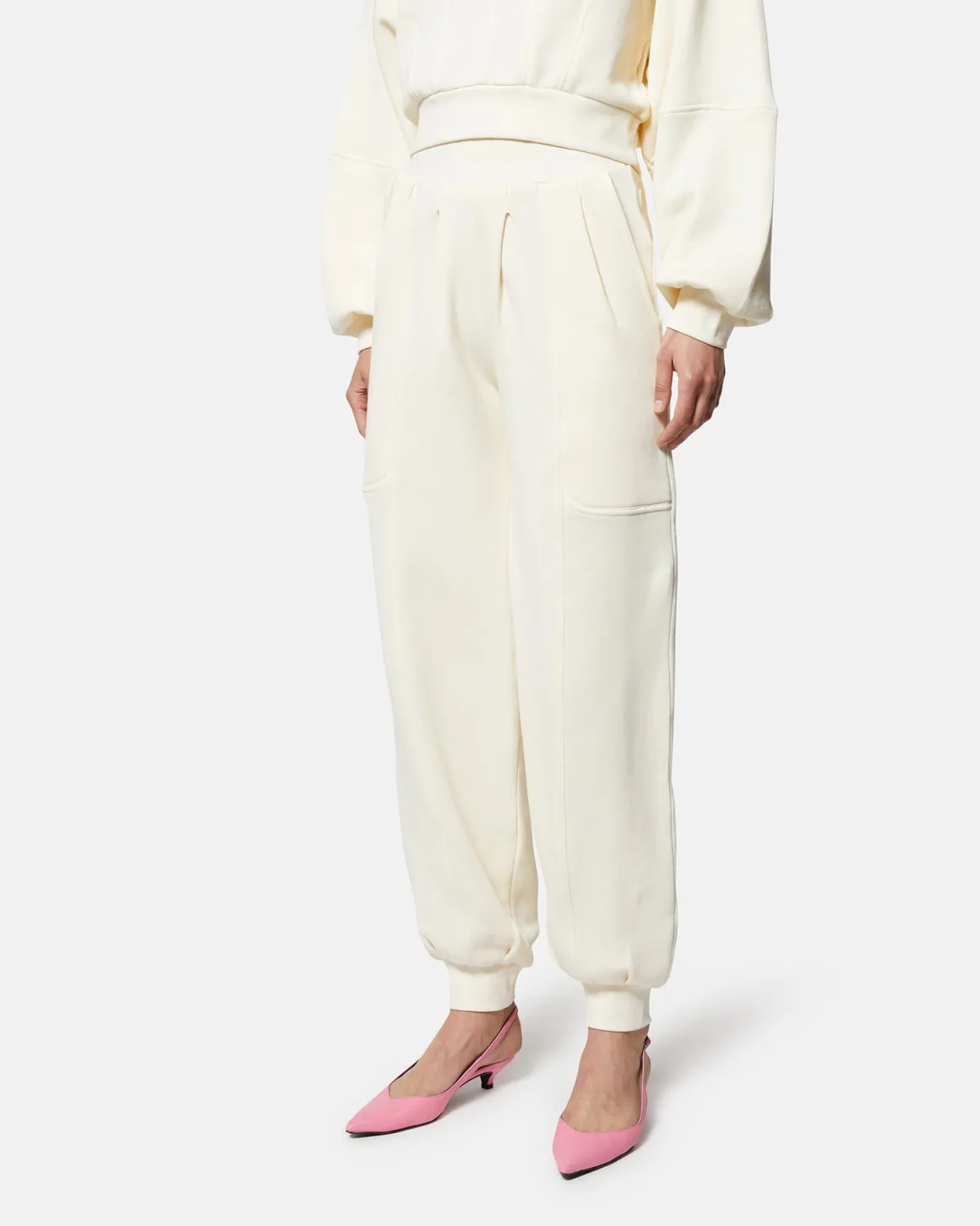 Jogger trousers with pinces