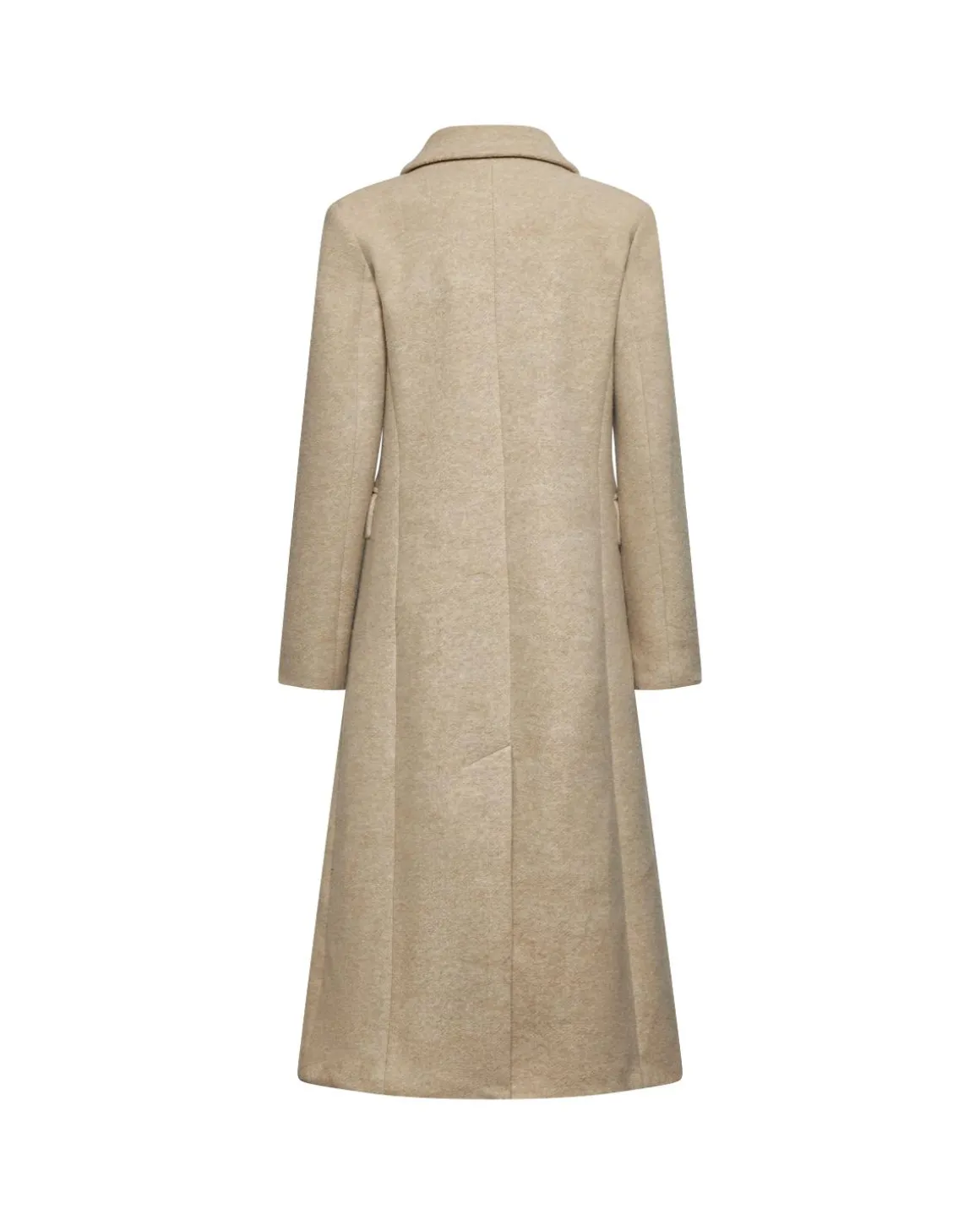 Long double-breasted coat