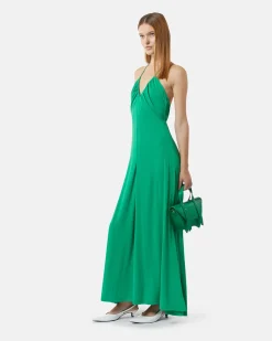 Long dress with draper