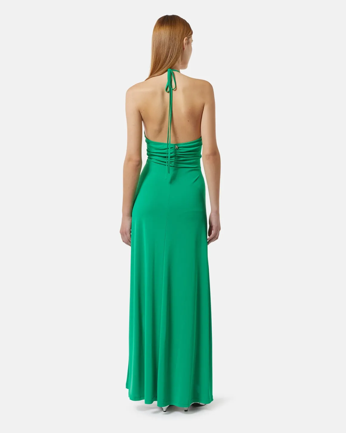 Long dress with draper