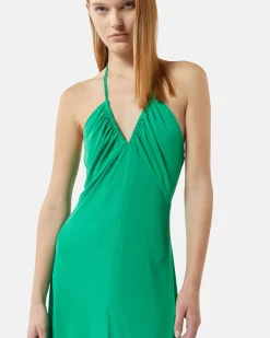 Long dress with draper