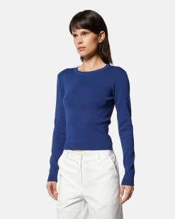 Long sleeve sweater in thin knit