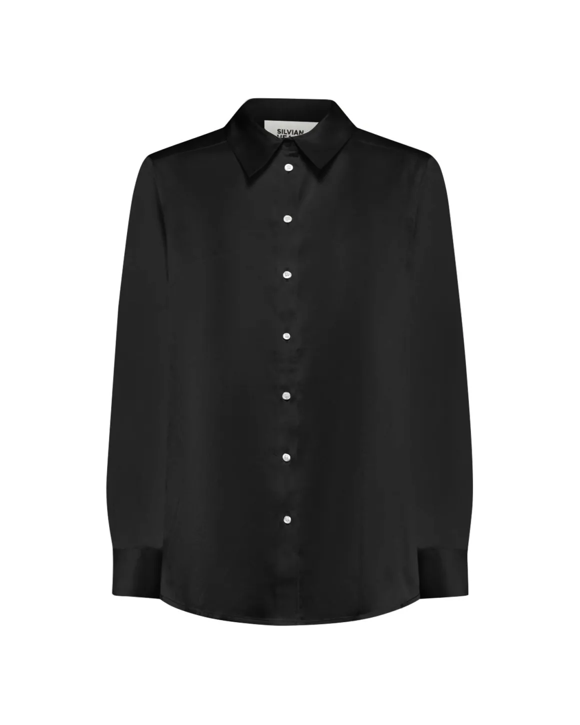 Long-sleeved fitted shirt