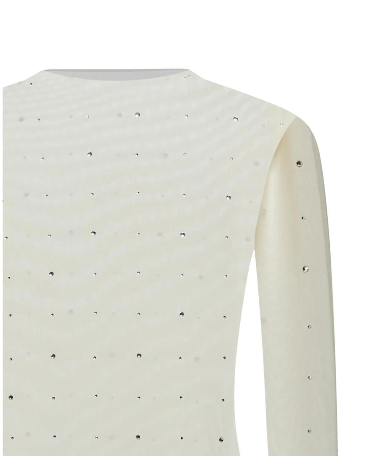 Long-sleeved shirt with applications