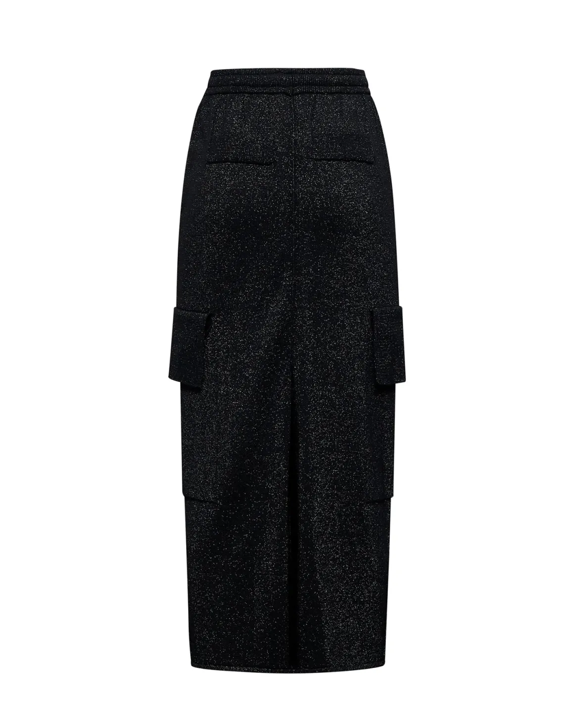 Longuette skirt with cargo pockets
