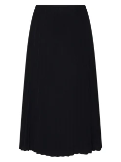 Midi skirt with pleated workmanship and structured design