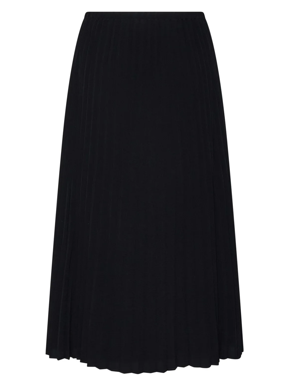 Midi skirt with pleated workmanship and structured design