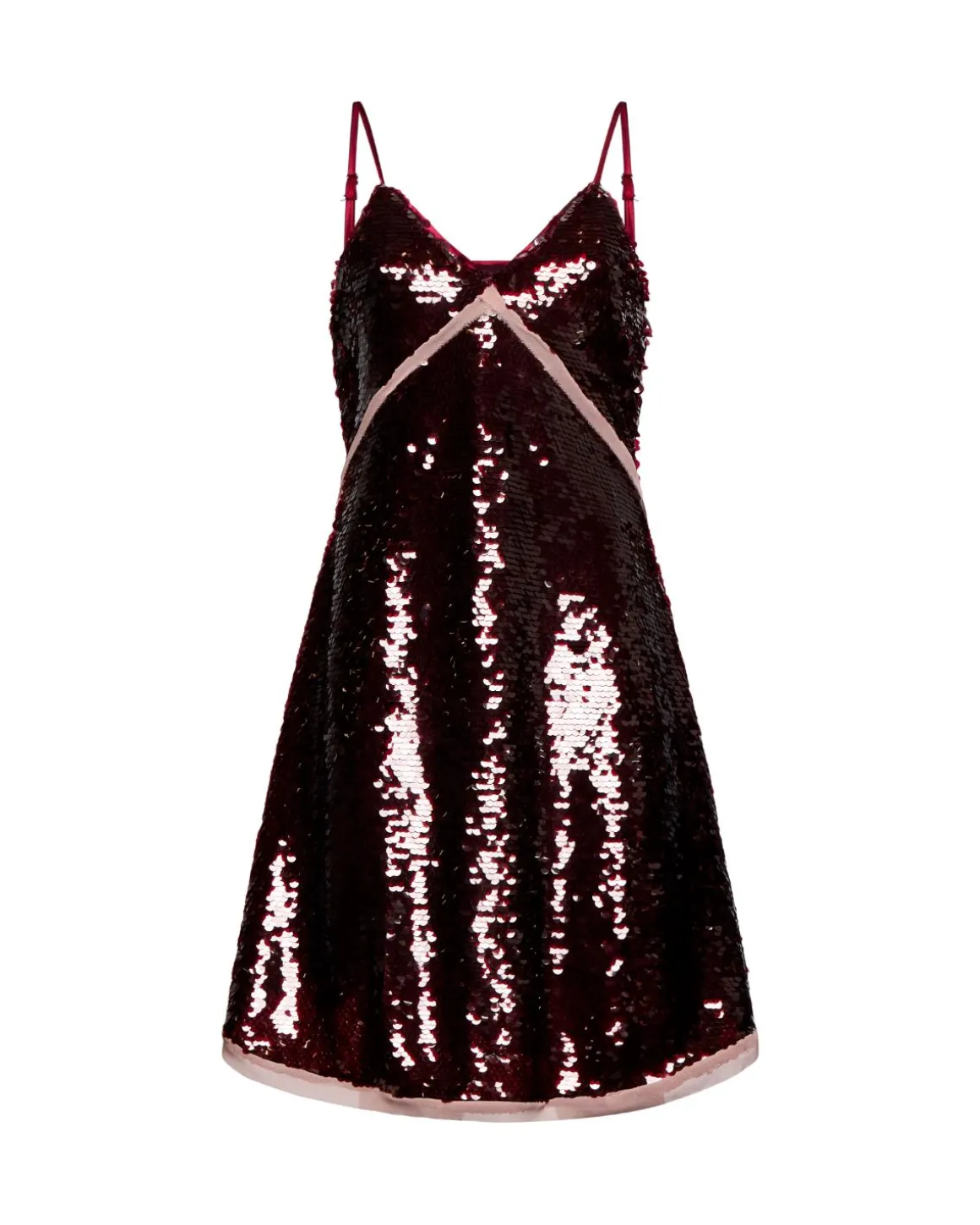 Mini dress with sequins