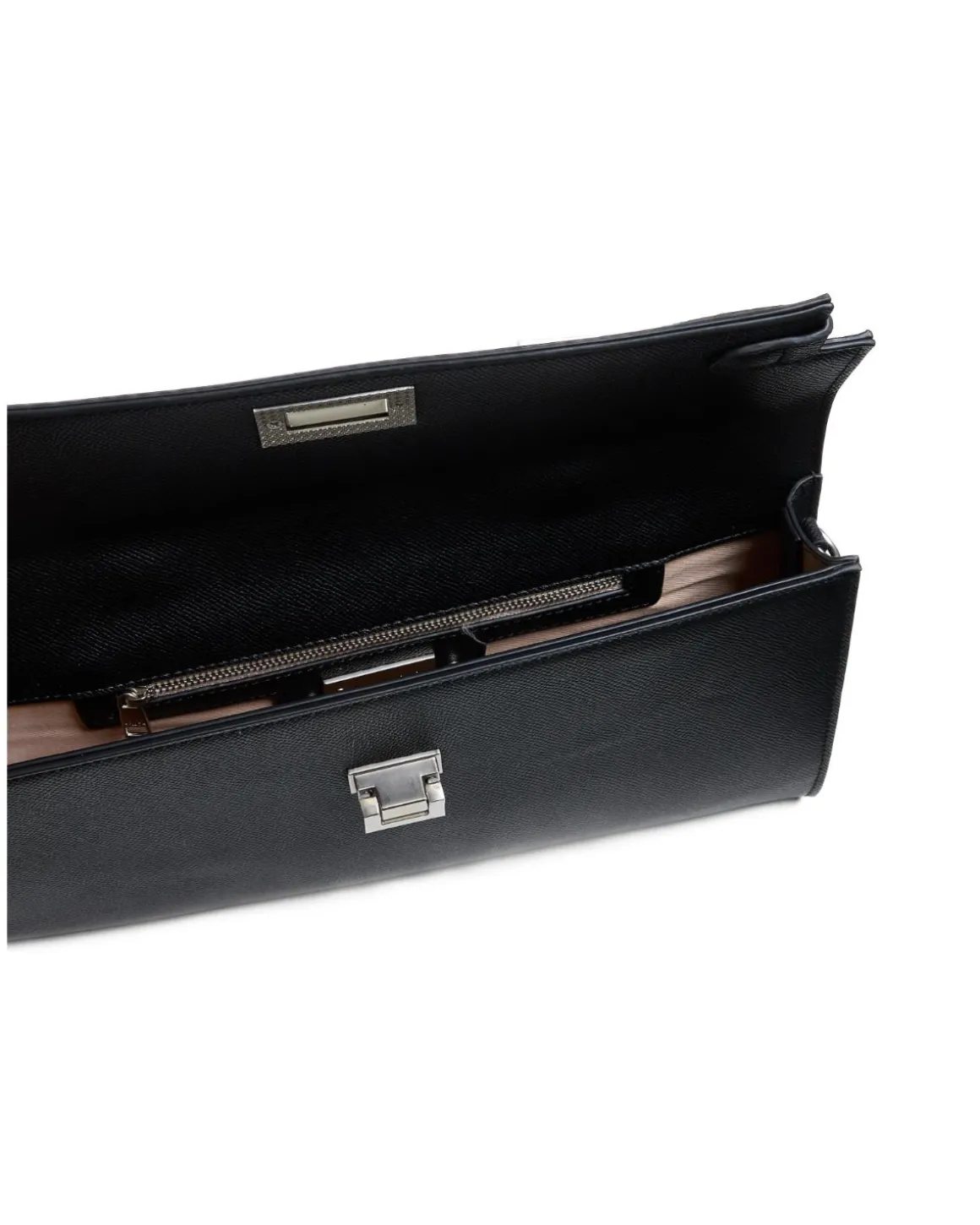 Mini hard bag with metal closure