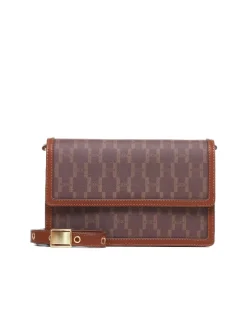 Mini monogram bag with snap closure
